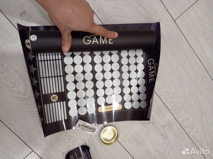 Игра для взрослых в тубусе