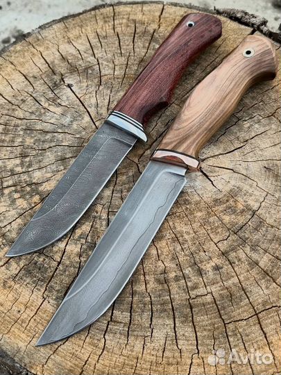 Охотничий нож из разных сталей