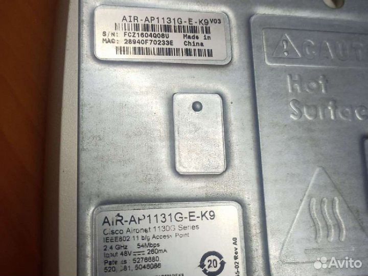 Беспроводная точка доступа Cisco AIR-AP1131G-E-K9