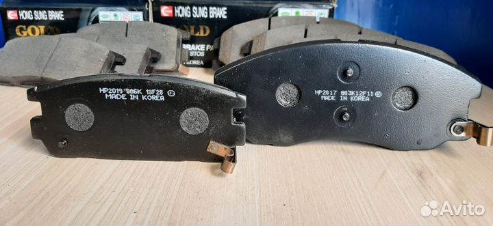 Тормозные колодки новые на дэу Винсторм, Каптива