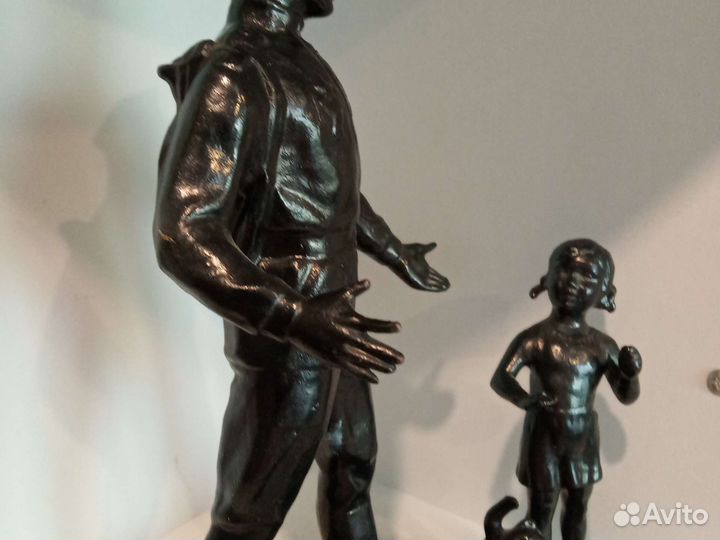 Каслинское литьё Встреча солдата