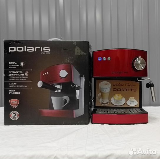 Кофеварка рожковая Polaris Капучинатор (Новая)