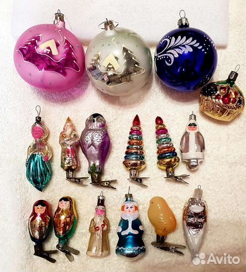 Елочные игрушки СССР