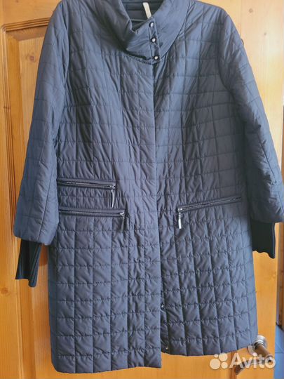 Пальто стеганое женское 52 54