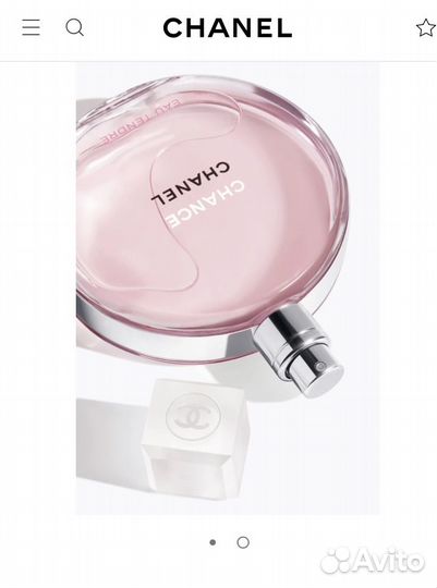 Парфюмировання вода chanel chance eau tendre