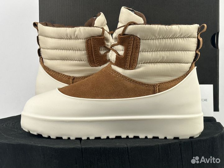 UGG Classic Mini Lace Up Chestnut Whitecap