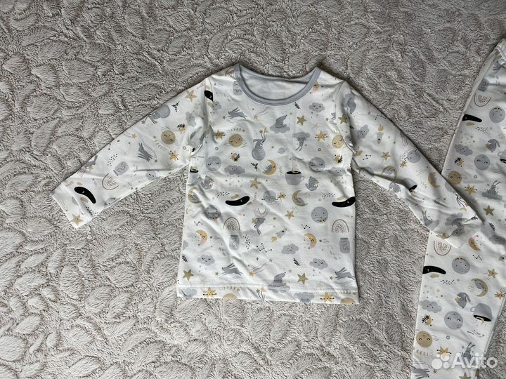 Пижама для девочки с начесом amoteks