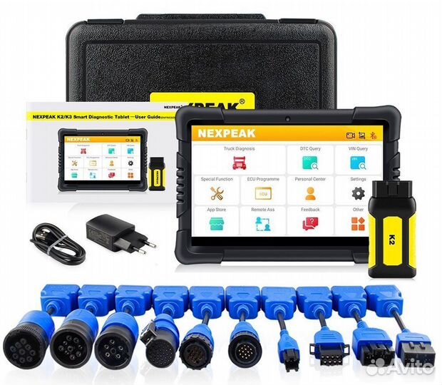 Автосканер грузовой nexpeak K2 HD для грузовиков