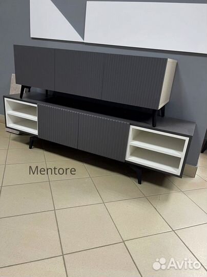 Тумба тв Bravo в цвете графит (конструктор)