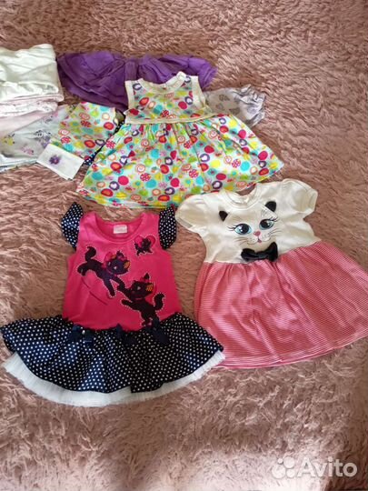 Детские вещи пакетом для девочек 80 86