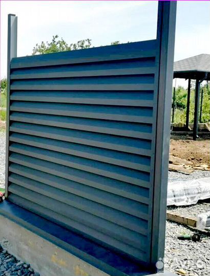 Забор жалюзи