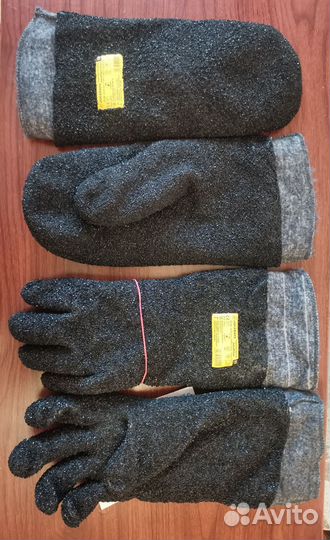 Перчатки зимние рабочие, балаклава