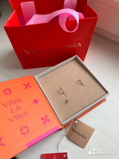 Серьги moonka viva la vika