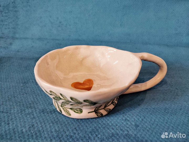 Кружка керамическая ручной работы