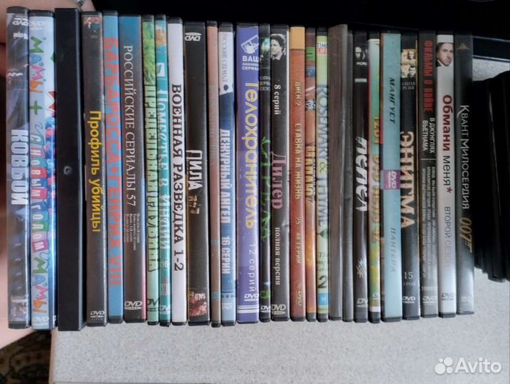Фильмы, сериалы. Цена указана за шт