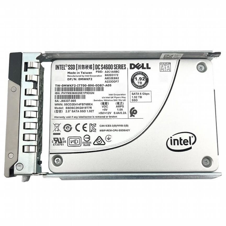 [MWKF2] Жесткий Диск Dell 1.92tb Sata3 2,5" Ssd Mwkf2