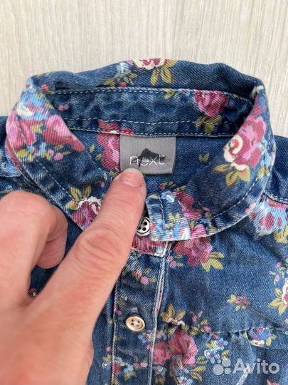 Джинсовая рубашка next