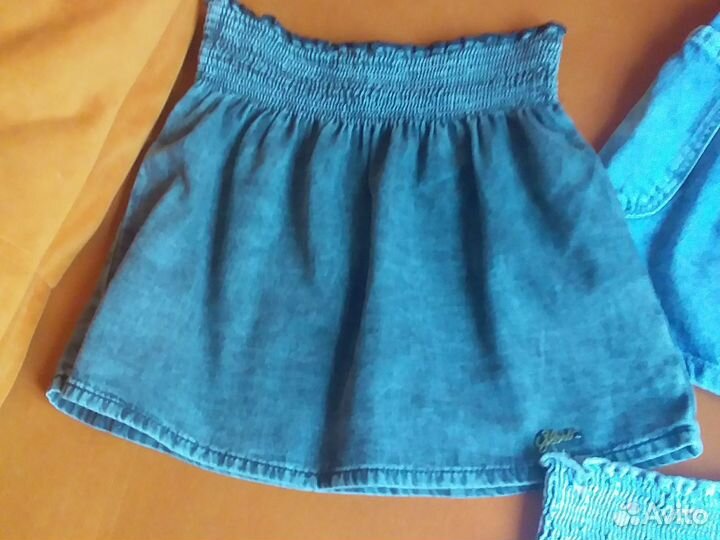 Джинсовая юбка для девочки