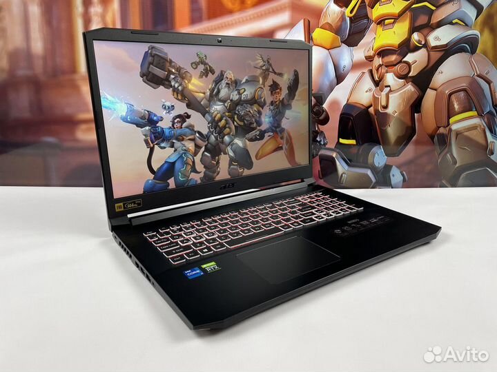 Игровой ноутбук Acer Nitro 5 17 / RTX 3060 / Ryzen