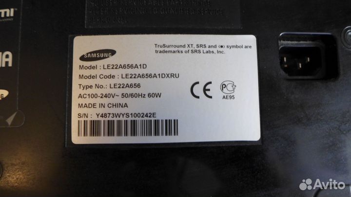 Телевизор Samsung LE22A656, 22дюйма