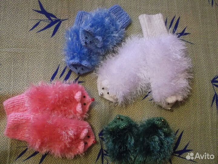 Варежки-ёжики(мышки)