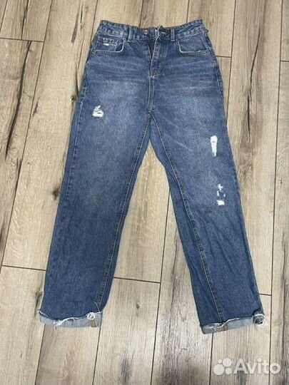 Джинсы синие cropp