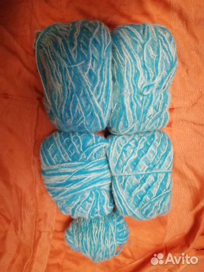 Пряжа, капроновая нить трощеная