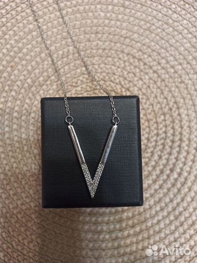 Чокер серебро