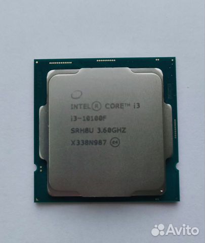 Новый процессор Intel Core i3 10100F LGA1200