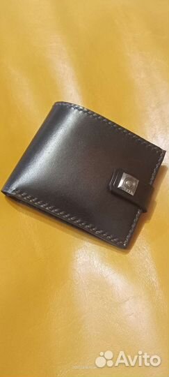 Кошелек мужской кожаный ручной работы