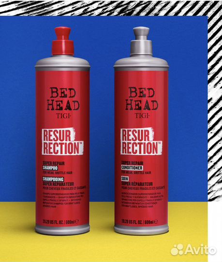 Tigi BED head resurrection шампунь+ кондиционер