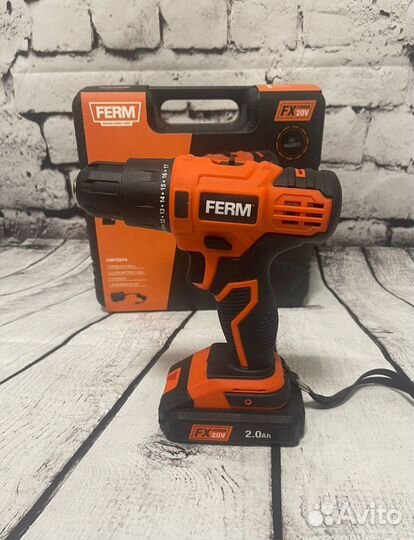 Аккумуляторный шуруповерт ferm FX Power CDM1164 Га