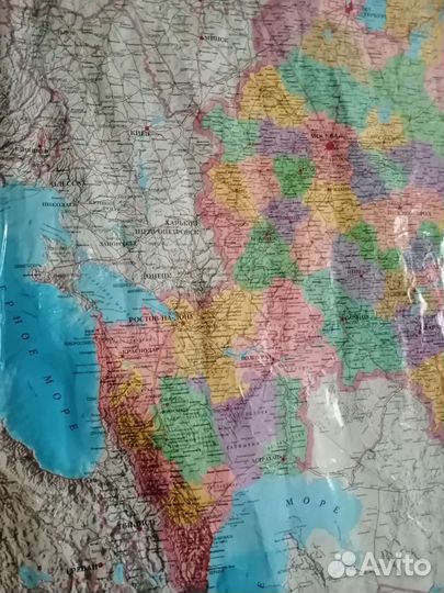 Настенная карта России