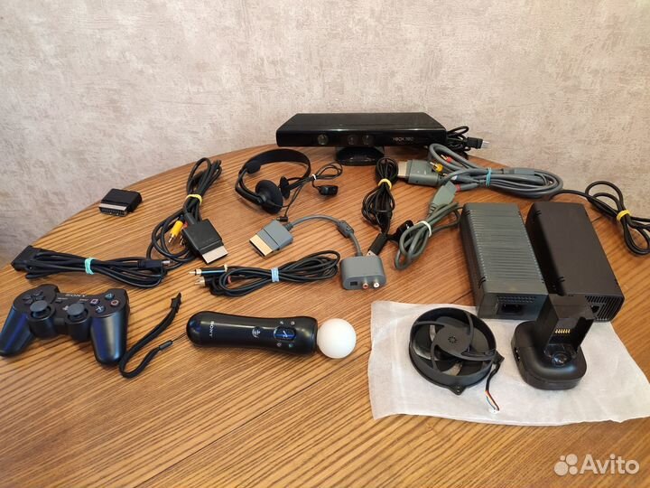 Аксессуары и зап. части для Wii, xbox360, PS3