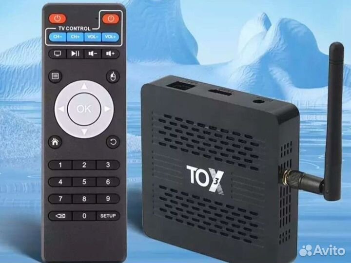 AndroidTVbox Ugoos TOX3, (4-32Gb) Android 11,S905x