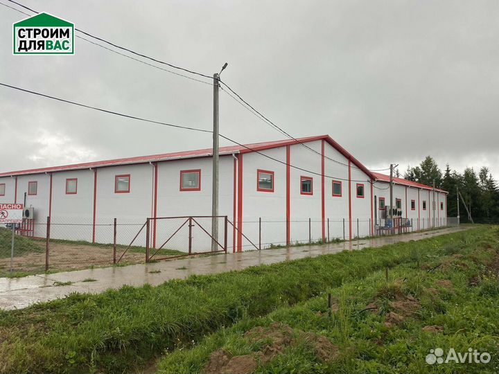 Гараж из сендвич панелей