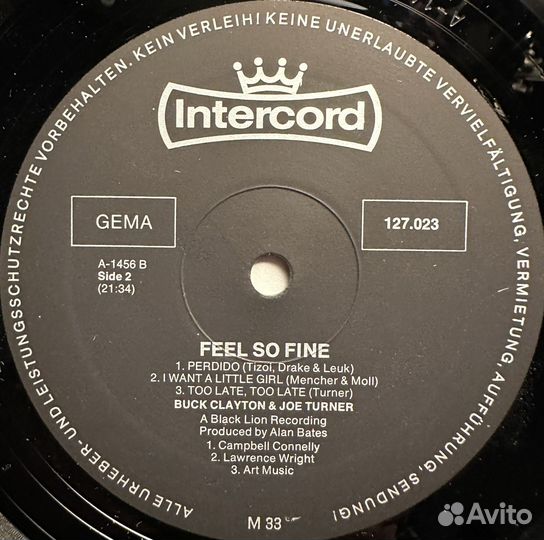 Buck Clayton, Joe Turner – Feel So Fine (1973г.)