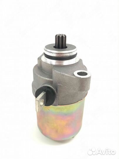 Электростартер Suzuki AD-50 (вал 10 шлицев,d7 мм,в