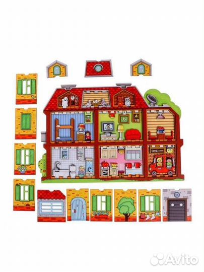 Детский сюжетный пазл Уютный дом, Пекарня