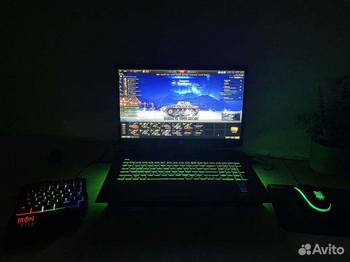 Игровой ноутбук HP Pavilion Gaming 17