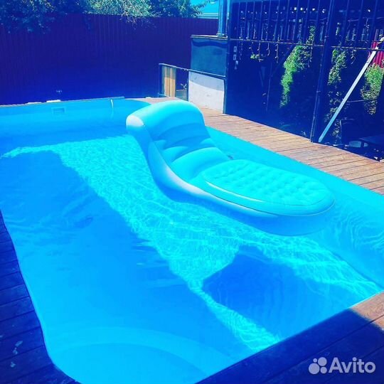 Баня+беседка с горячим бассейном и мангалом