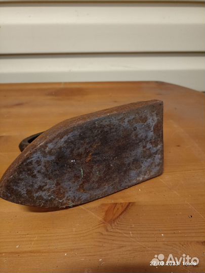 Утюг чугунный старинный