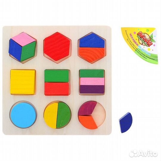 Деревянные игрушки по методике Монтессори