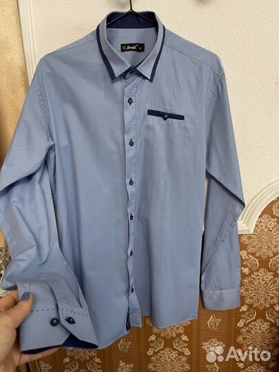 Рубашка Herdal синяя 18 лет(176/188)