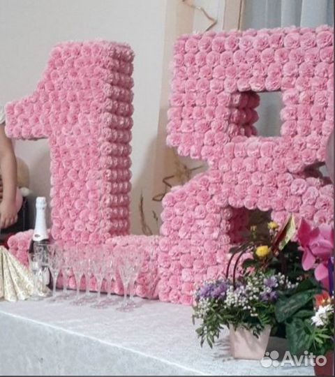 Делаю цифры из салфеток