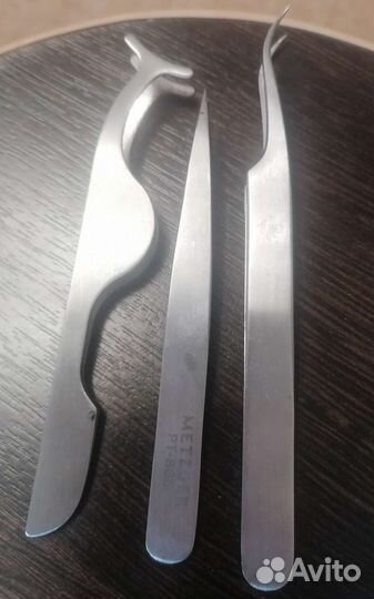 Пинцет для наращивания ресниц