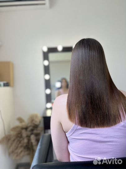 Кератиновое выпрямление/ ботокс волос