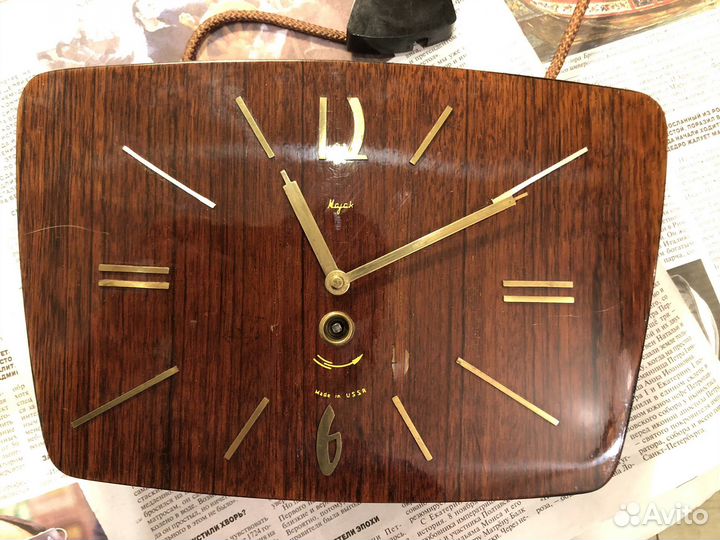 Часы настенные СССР с механизмом