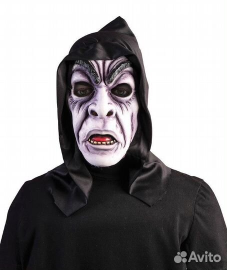 Маска Вурдалак-зомби с капюшоном