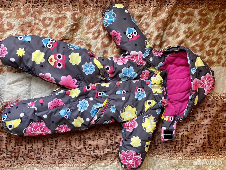 Комбинезон зима на девочку, размер 80